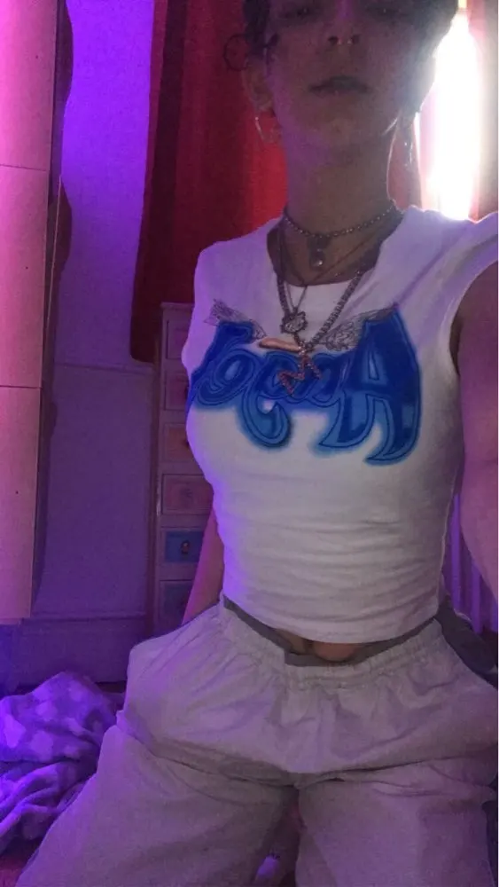 Hf9c0002b29d04b4f91137ad2617357a6B - Angel Letter Printed Short Sleeve T-Shirts