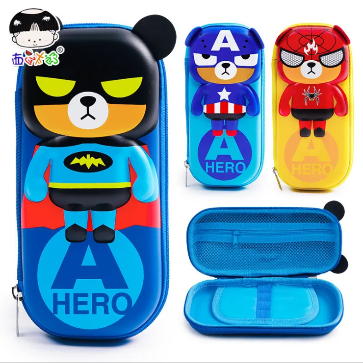 

F1 Equation Race Car Stationery Box Children Young STUDENT'S Pencil Box Large Capacity Creative 3D Multi-functional Cartoon Penc
