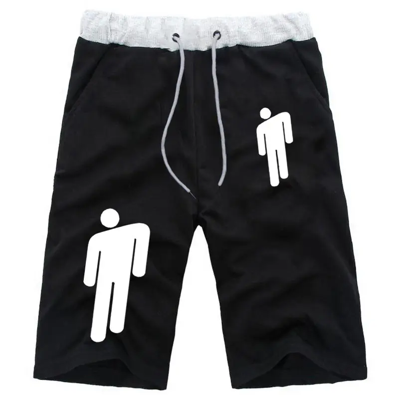 Спортивные короткие штаны знаменитые Billie Eilish спортивные штаны Короткие штаны для бега свободные спортивные штаны для фитнеса пляжная спортивная одежда