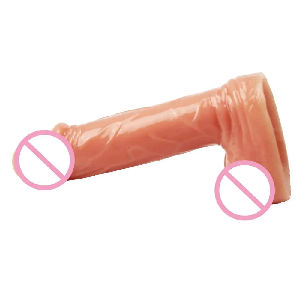 Candiway Mini 4 Colors Realistic Dildo With Strong Suction Cup Female Masturbation Adult Sex Toy For Couple 1PC