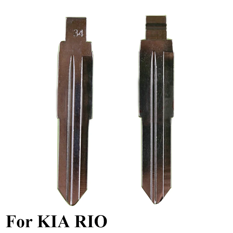 34# Car key blanks Replacement Metal Blank Uncut Flip KD Remote Key Blade | Автомобили и мотоциклы