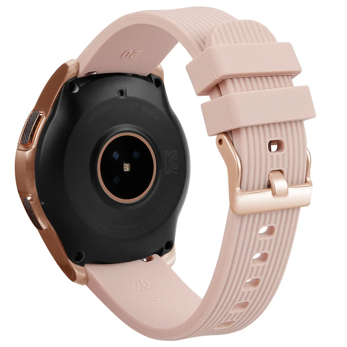Ремешок силиконовый для Samsung Galaxy Watch 20 мм сменный Браслет Huawei ремешок наручных
