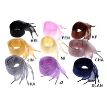 1 пара резинка из полиэстера кружевные шнурки подходят для повседневной обуви спортивная обувь длина 110 см модная индивидуальность 9 цветов