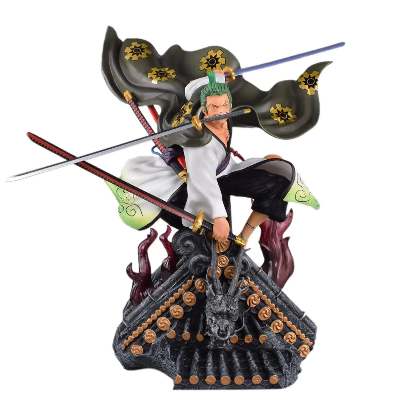 

Anime One Piece Land Of Wano Country Roronoa Zoro Ver. PVC Action Figure Collection Model Toys