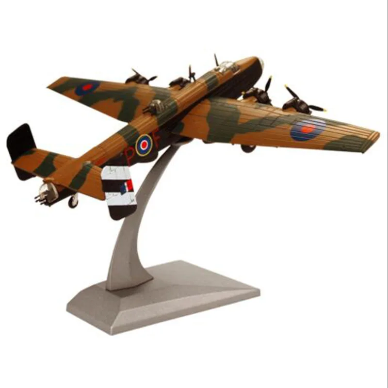 

Collection 1/144 scale Halifax Bomber WWII aircraft airplane Dicast models Display for adult children