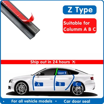 

Door seal strip Transparent Z reverse Z Z-Type Noise Insulation Weatherstrip Sealing Rubber Strip Trim Auto Rubber Seals Seal