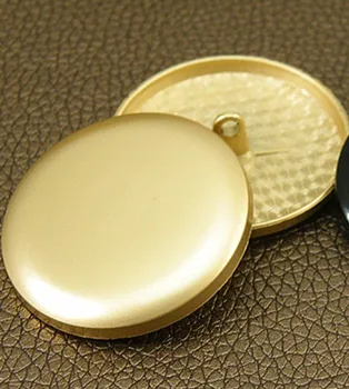 

2019 New 10 High-grade fashion metal Frosted gold Overcoat Jacket buttons Coat shirt buttons Size 25mm Free Shipping Worldwide