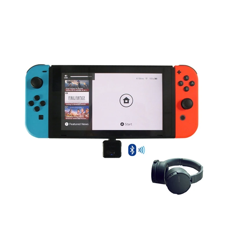 BESTWireless Bluetooth type C аудио передатчик USB адаптер для nintendo Switch PS4|Аксессуары наушников|