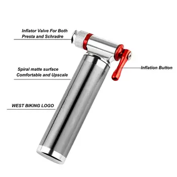 

Bicycle Mini Inflator Mountain Bike Accessories Portable Mini Pump Lightweight and Easy to Install and Convenient 40DC18