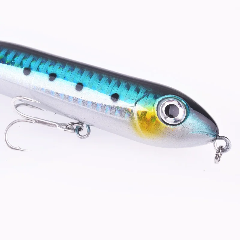 Горячая Topwater Троллинг карандаш рыболовные приманки 9 см 12g жесткий Поппер воблер