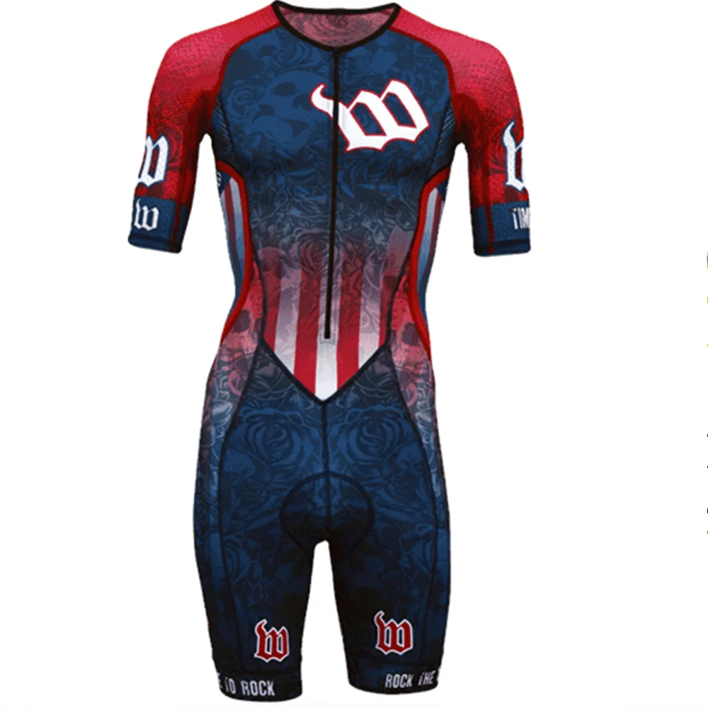 

2020 new Wattie Ink team jumpsuit cycling jersey set ropa ciclismo Triathlon Custom skinsuit mtb bodysuit outdoor swimming kit