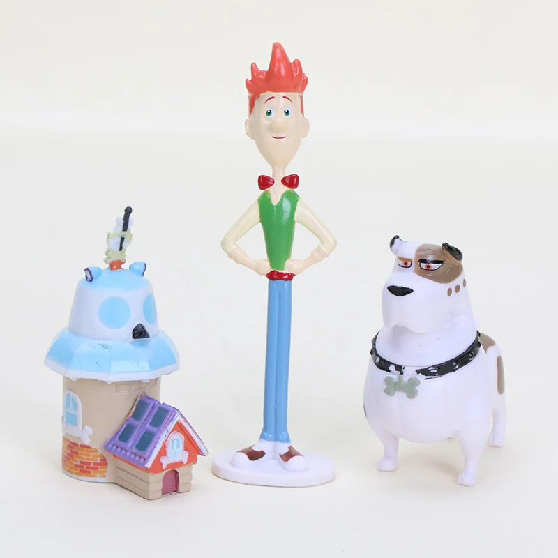 Bob dog and friends, 12 шт., щенок, друзья, бинго, Ролли, мопс, щенков, ПВХ, фигурка, Коллекционная модель, игрушки, украшения для тортов, детские подарки