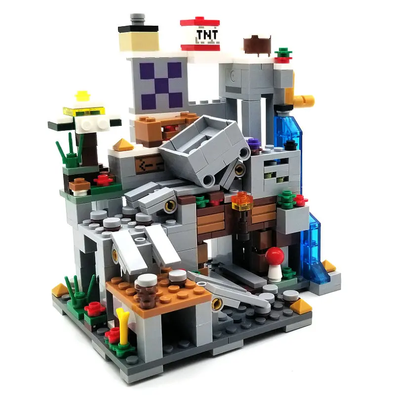 

Minecrafted Building Blocks The Special Edition Cave LegoINGlys With Action Figure Bricks Set Minecrafted Educational Toys