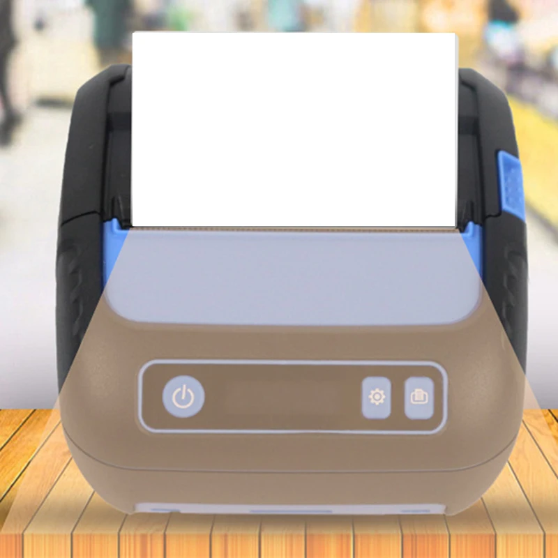 

80Mm Portable Bluetooth Thermal Printer Pocket Label Printer Label Maker Receipt Printer for Android/IPhone/POS/ESC Supermarket