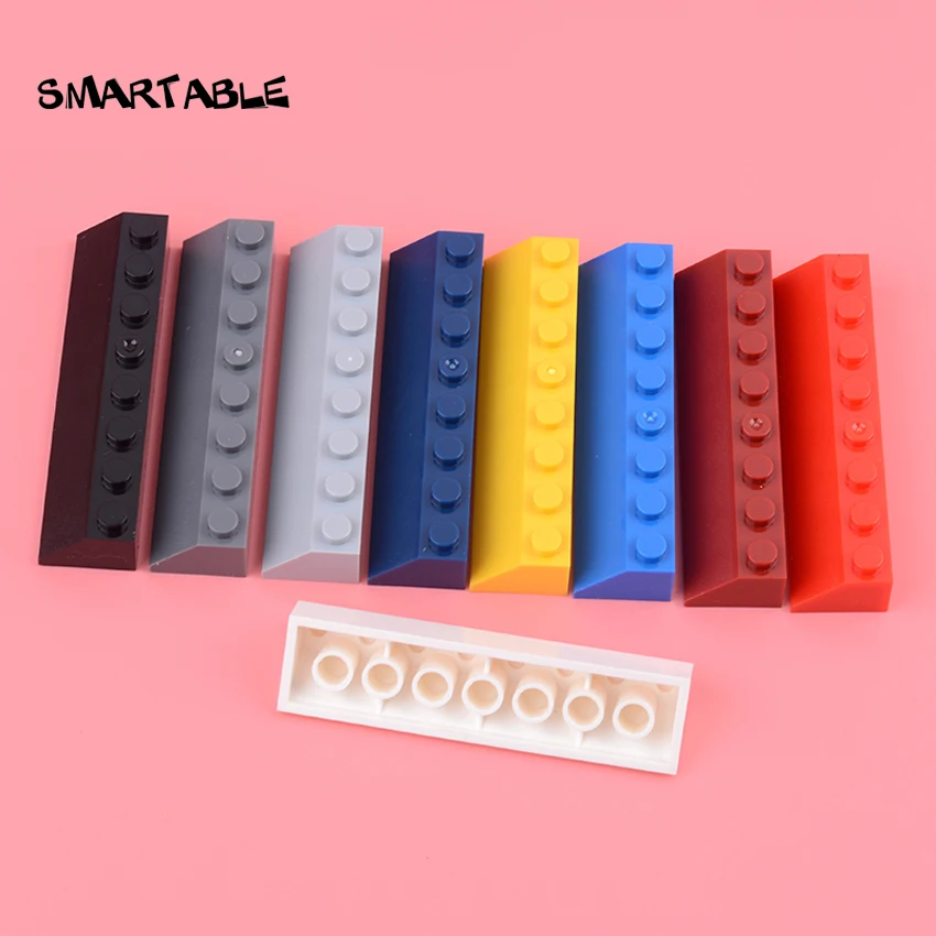 Конструктор Smartable наклон 2x8 (45 °) деталь MOC игрушки для детей совместимы все бренды