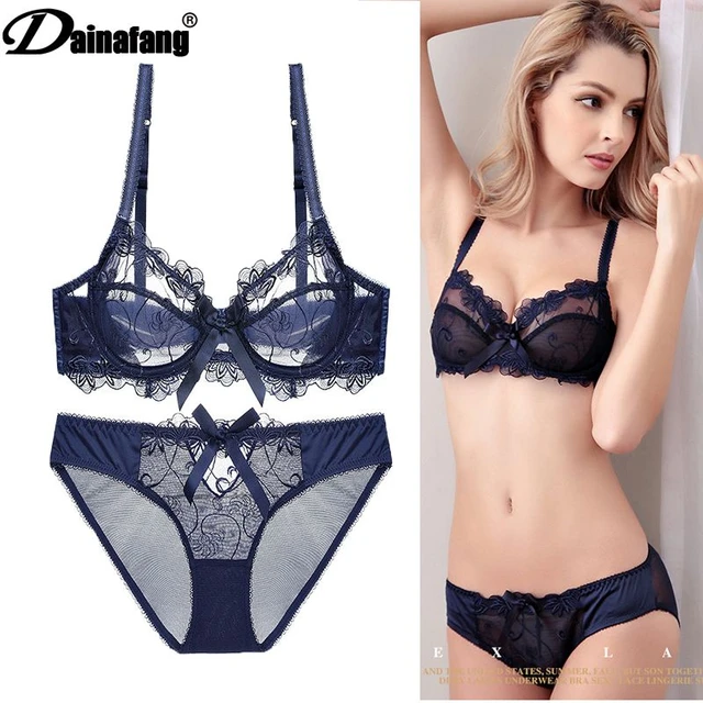 Ultra Thin Transparent Bra Brief Sets  Womens See Panties Bra Set - Women  Bra Lace - Aliexpress