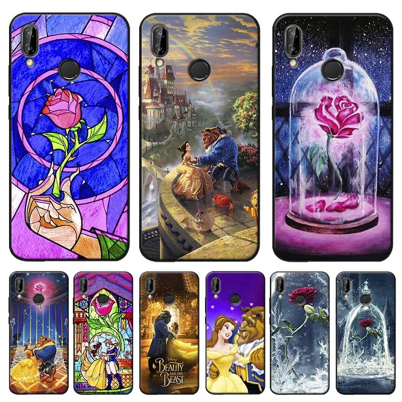 Beauty Beast Rose Princess Art чехол для Xiaomi Redmi note 7 k20 pro 5 6 4x 7a Прозрачный мягкий силиконовый