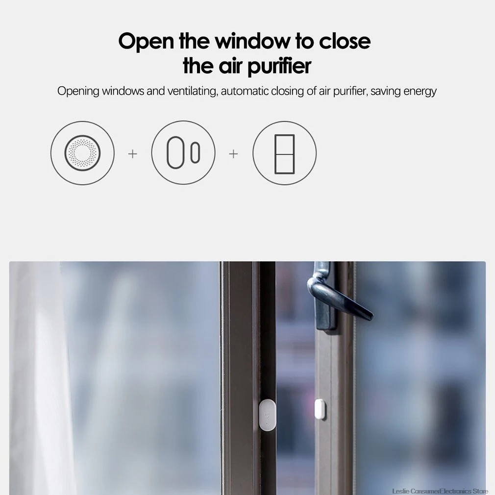Xiaomi Mijia датчик окна двери Zigbee беспроводное подключение умный мини-датчик двери работает с Android и IOS приложение управление горячей