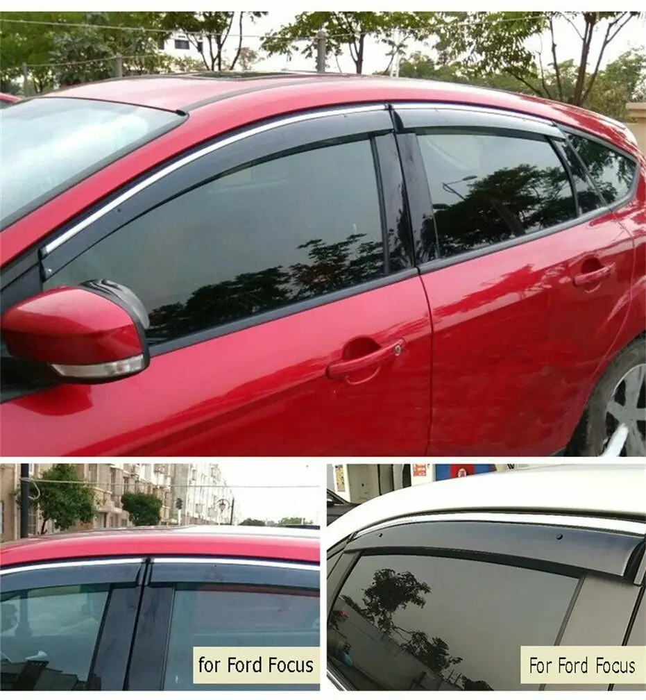 Для Ford Focus Хэтчбек 2012- оконный щиток для двери вентиляционный солнцезащитный козырек защита от дождя