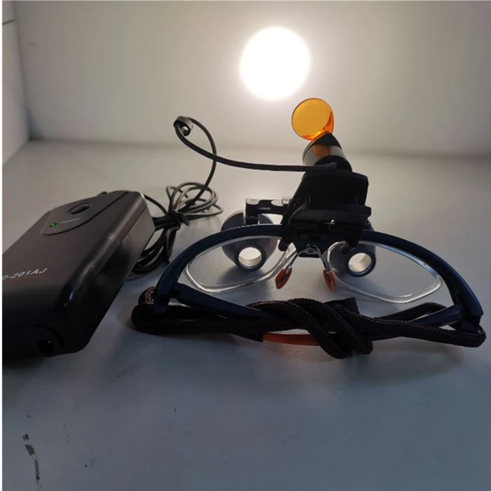 Lâmpada de Luz para Lupa Ultra-luz Dental Médico Cirúrgico Filtro Clipe Cabeça Binocular Ent Exame Oral Led 1w 4 Clareamento dos dentes