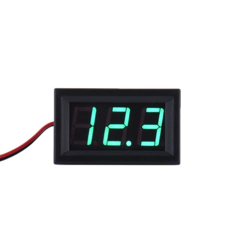 

Two Wire 0.56Inch 5-30V DC LED Voltage Meter 3 Digital Segment Display Voltmeter