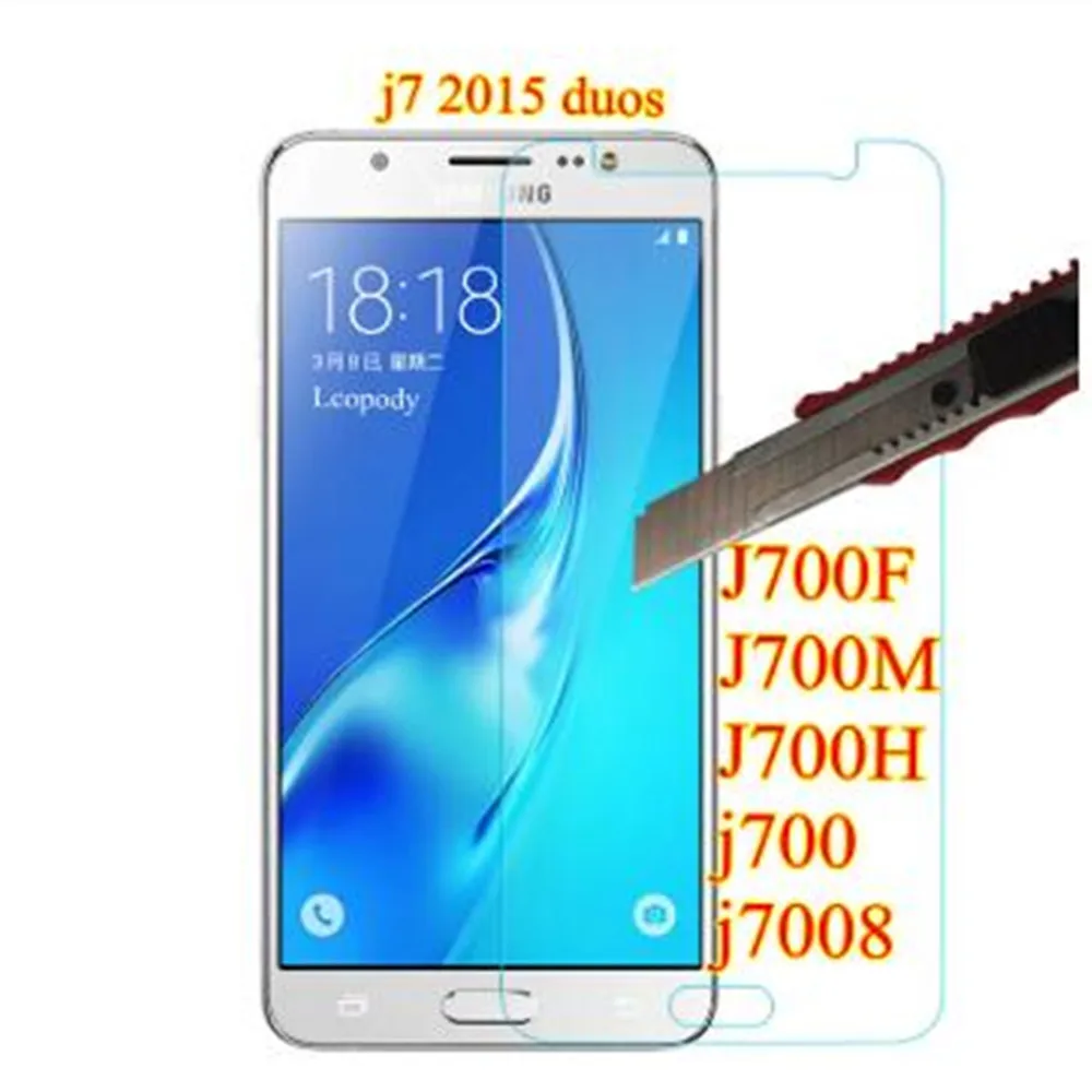 Закаленное стекло для Samsung GALAXY j7 защитная пленка экрана samsung sm J700F J700M J700H j700 j7008