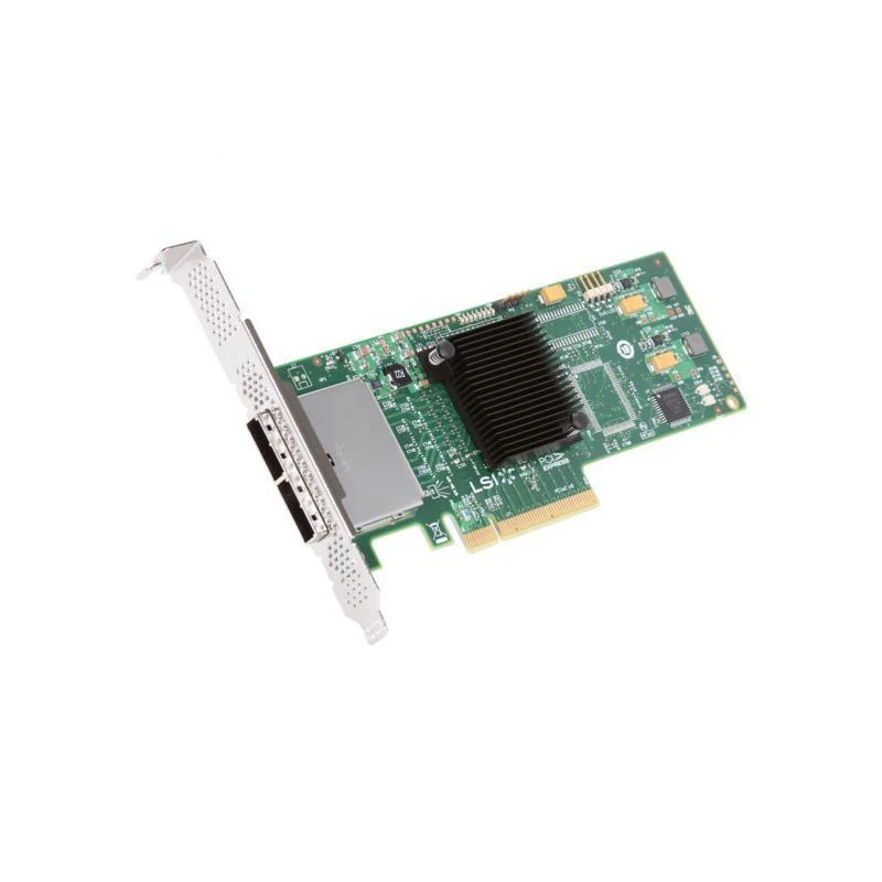 Lsi Sas 92008e 6gb / S Sas / Sata Hba Passthrough Card Sff8088 External Enclosure 45d8439