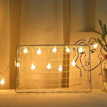 

20LEDs Small Round Bulbs String Light Party Birthday Festival Decor Light String QJS Shop