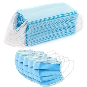 

protective masks 3 layer non-woven disposable face mask respirator mouth mask adult breathable face mask