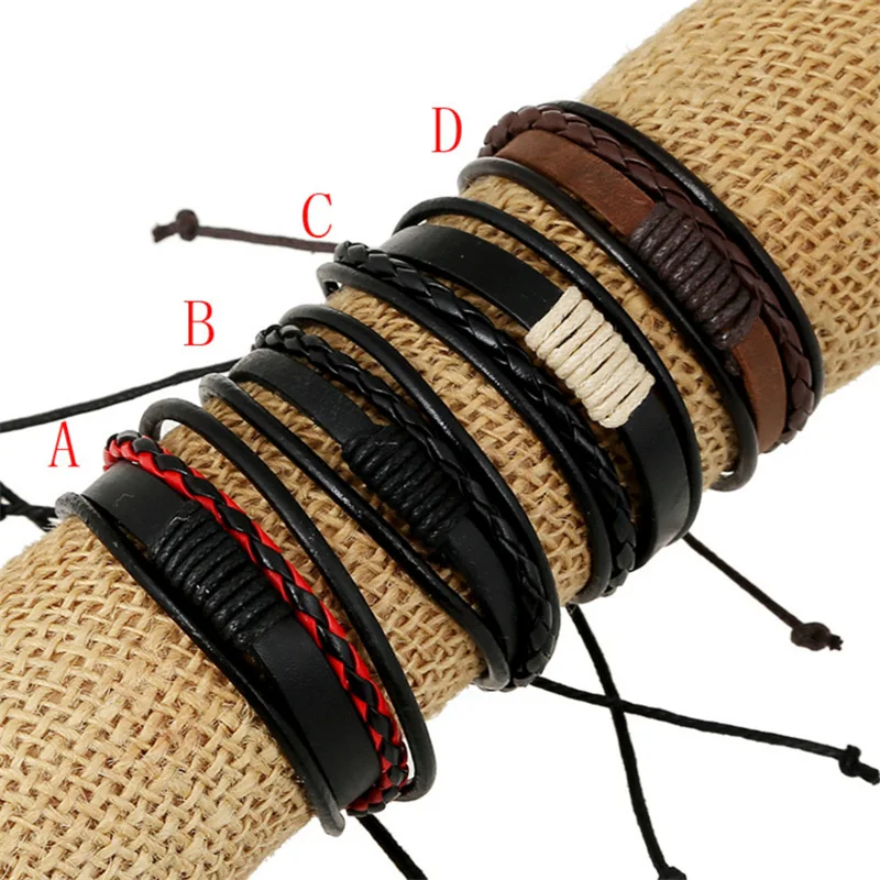 CIBOCIBO ретро браслет для мужчин Классический кожаный браслет плетеный браслет для мужчин модные роскошные мужские подарки Pulseras Mujer