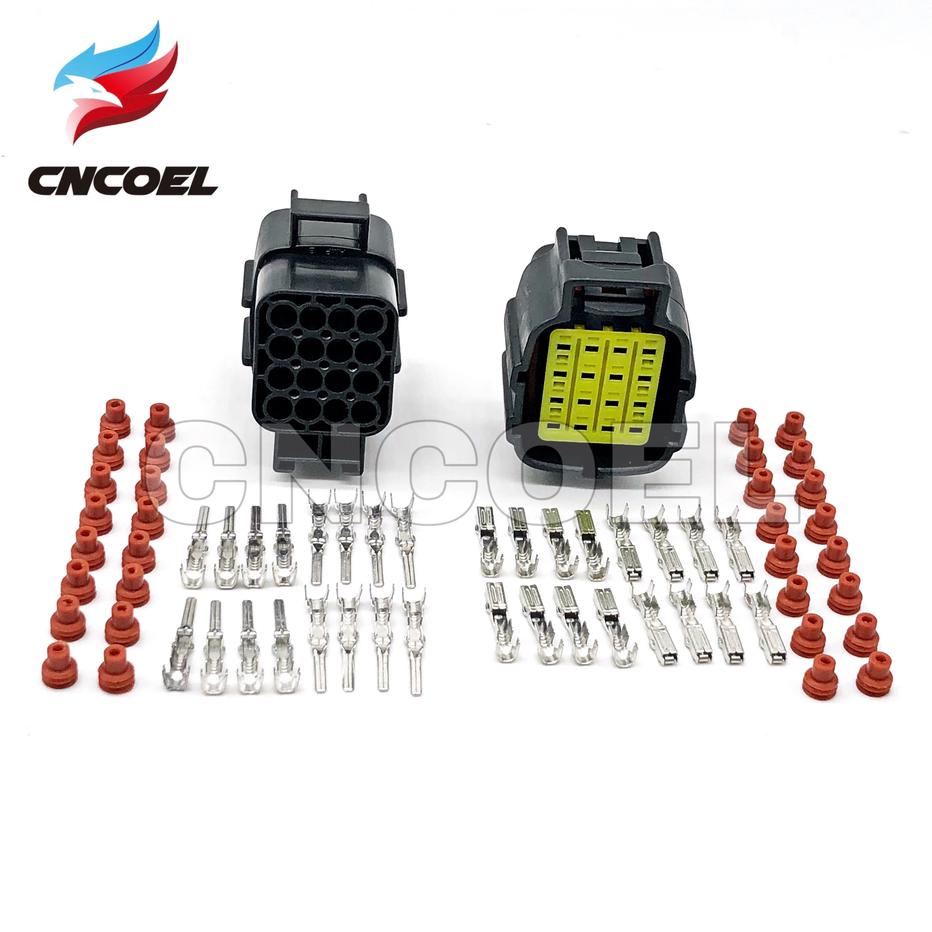 Наборы Tyco/Amp 16 способ/контактный автоматический разъем для Denso 368047-1/368049-1 368050-1 женский и мужской автомобильный разъем