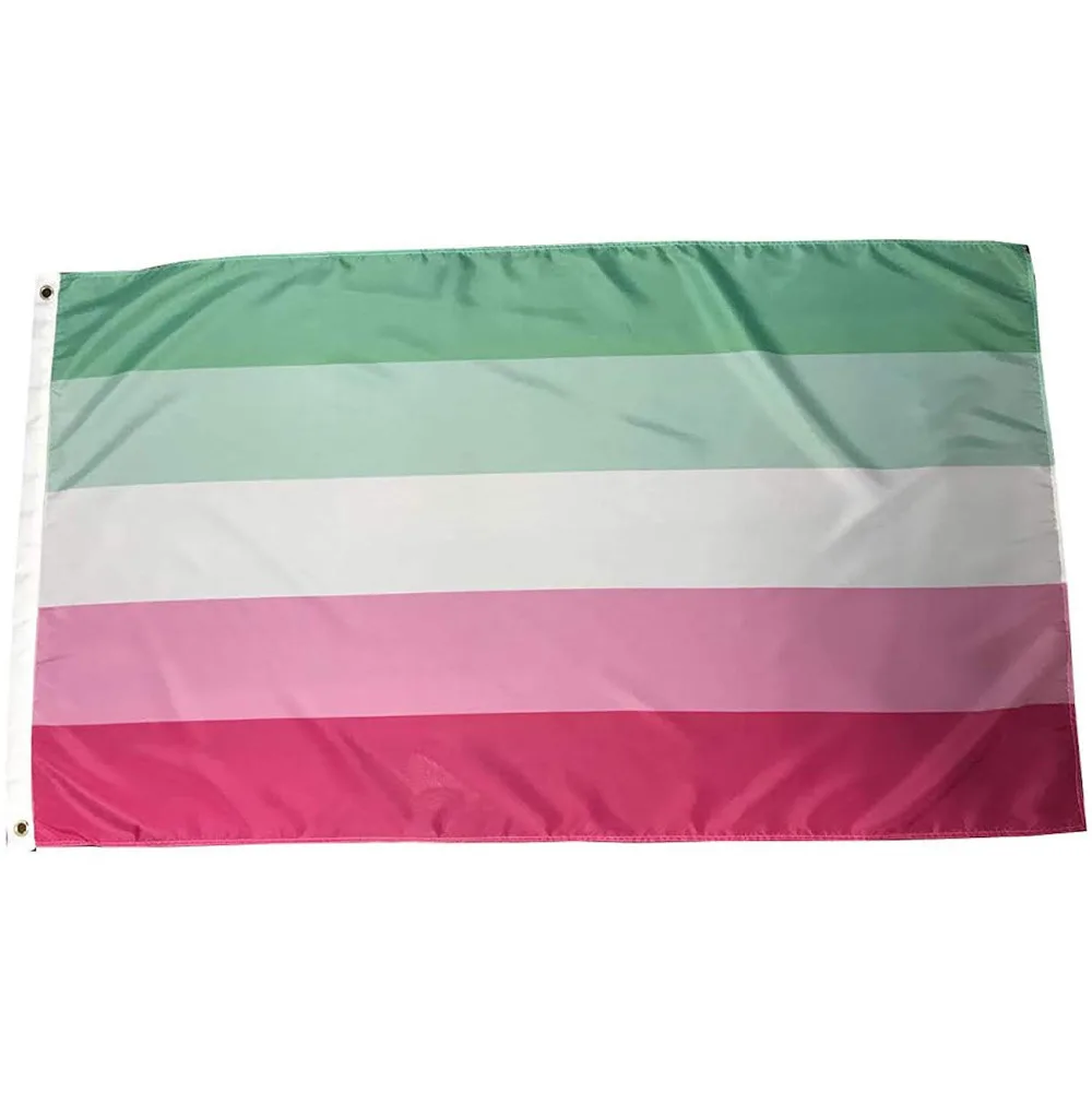 Jasper Merchandise Abrosexual Flag 3 x 5 Feet (36 x 60 inches) Pride, Gay, LGBT, Polyester with Two Metal Grommets Flagpole