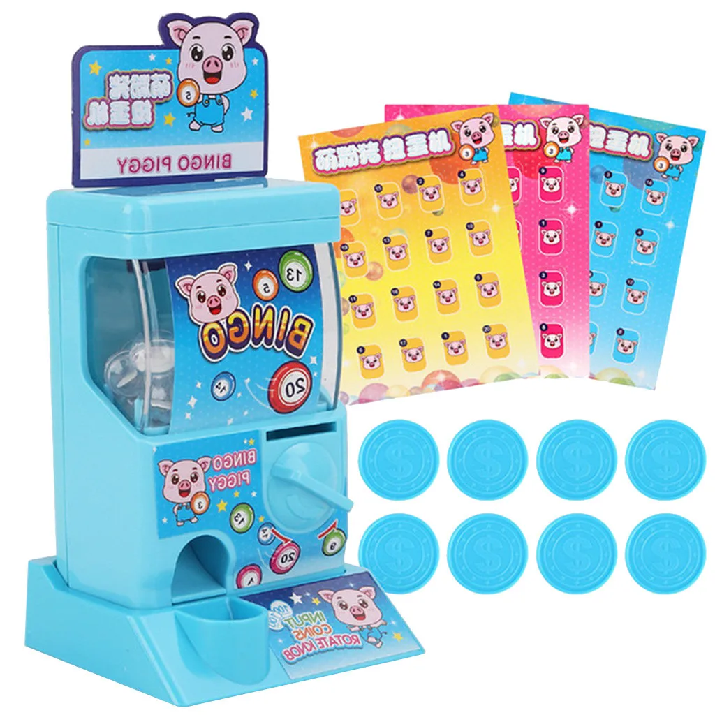 Meng Розовая Свинья детская игрушка мини веселье гашапон машина Домашние развлечения родитель и ребенок интерактивный развивающий игровой автомат