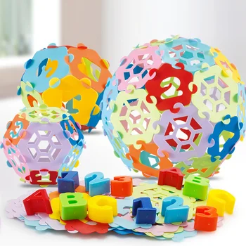 

Baby Graph Matching Game 3D Puzzle Ball Magic Intellect Ball Building Toys Brain Early Education Matching Game Ball Toy