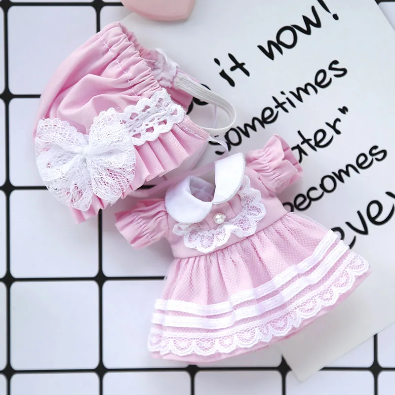 粉田园风含帽套装