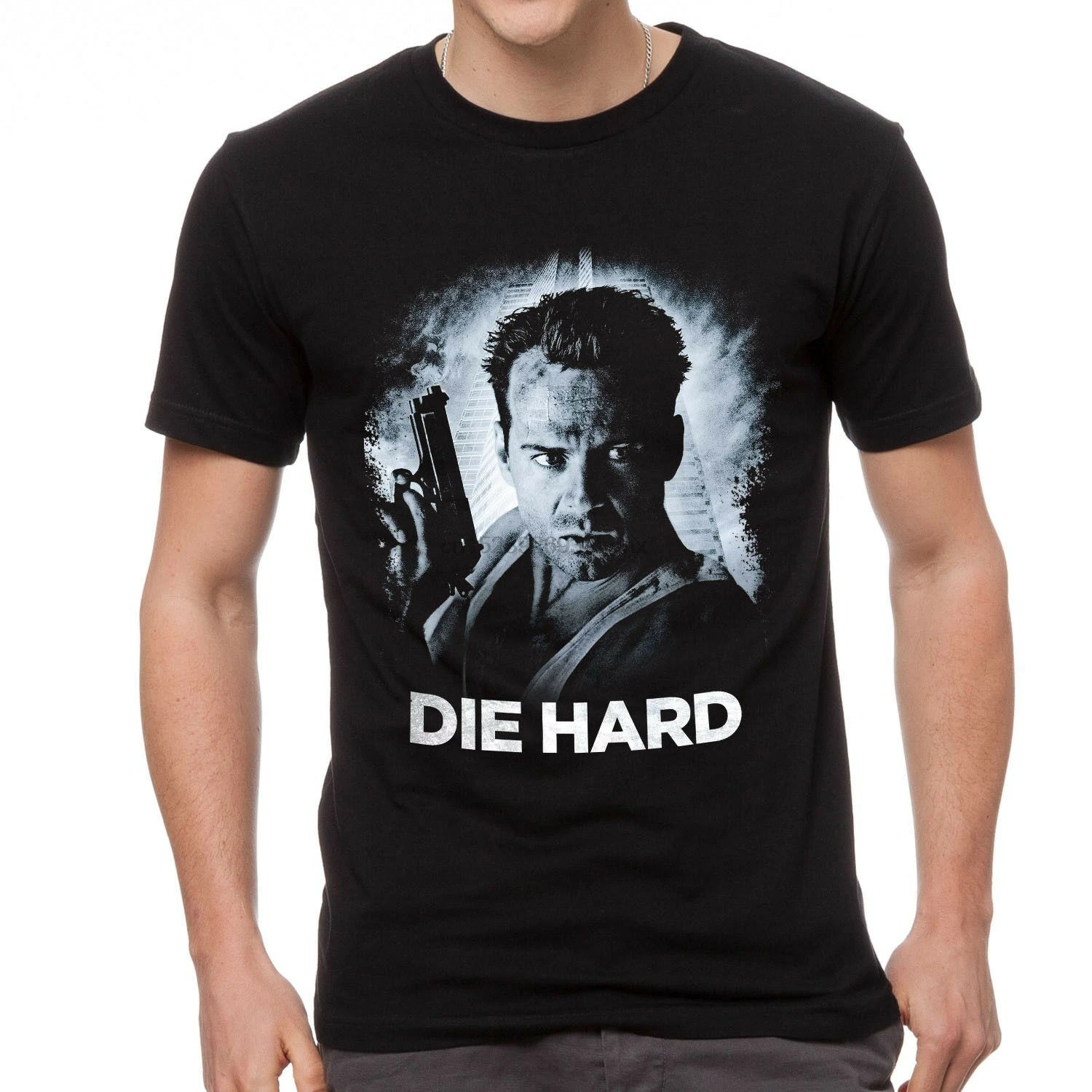 

Die Hard Men T-Shirt Black Clothing 6-A-151