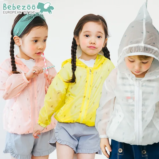Bebezoo/детская одежда из Южной Кореи; летняя тонкая дышащая воздухопроницаемая рубашка для маленьких детей; Модный корейский стиль; Защита от солнца