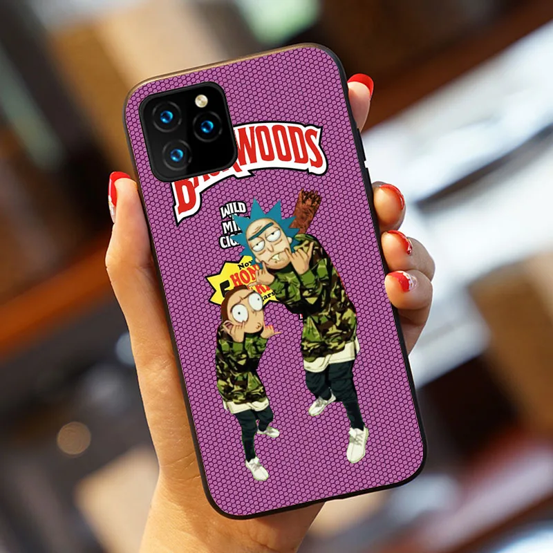 Мягкий ТПУ чехол для телефона Rick marty Backwoods Thrasher для iphone 5S SE 7 7Plus 6S 8 Plus 11 11PRO XS MAX XR черный чехол
