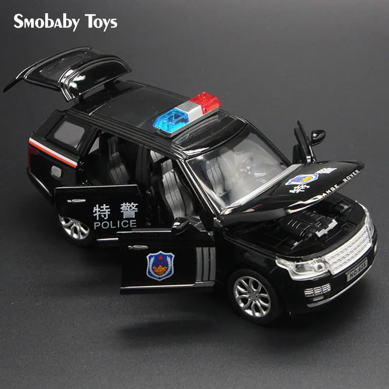 1:32 for Range Rover police car model die-casting metal toy