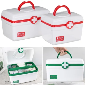 

First Aid Kit Box Survival Medical Storage Case Portable Carry Bag