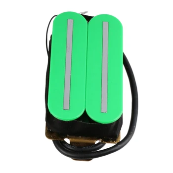 

4 Pcs Dual Hot Rail Guitar Double Coil Humbucker Pickups for Electric Guitar, Green White