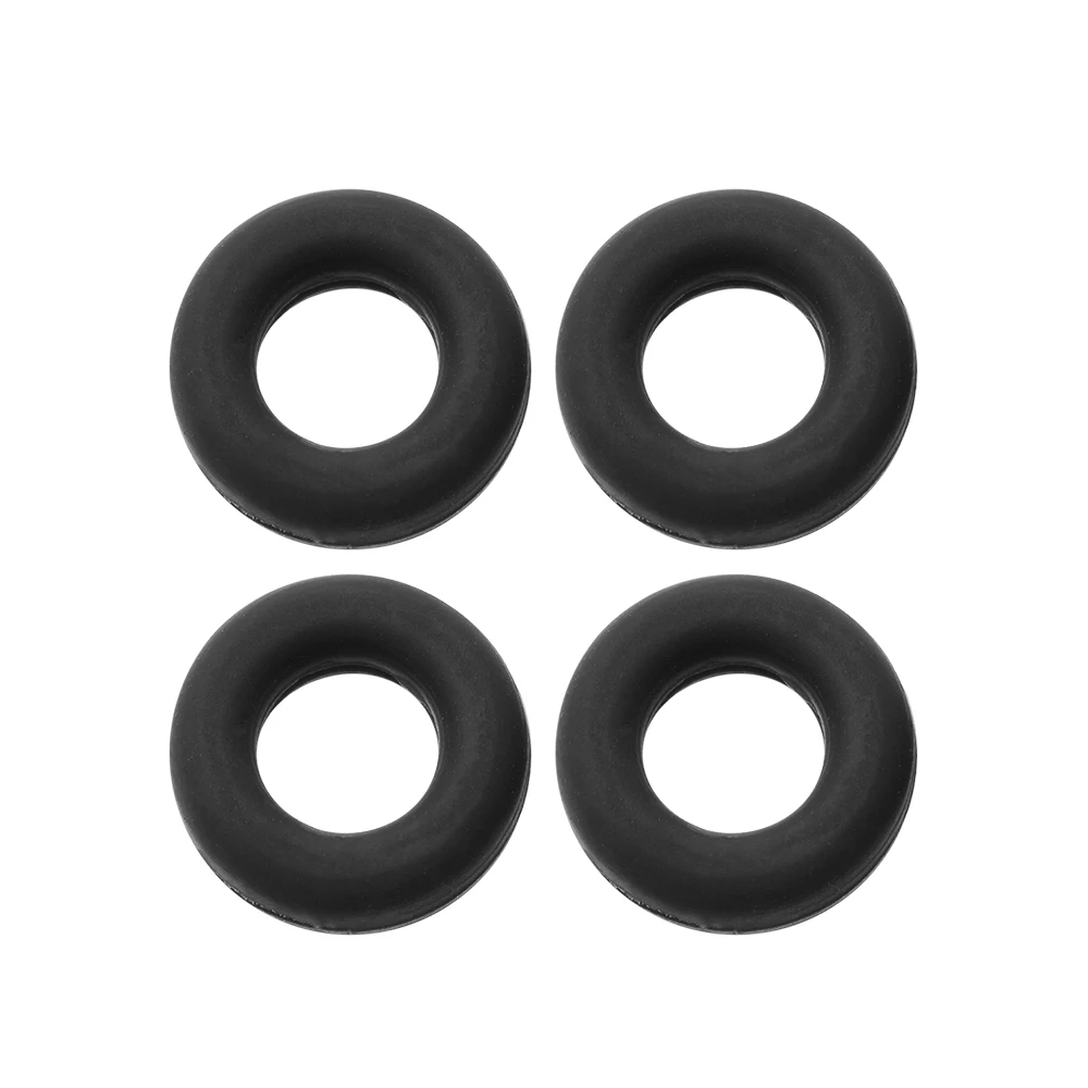 black 4 шт, круглые очки Ушные крючки s очки спортивные дужки для очков, противоскользящий силиконовый рукояти для детей и взрослых мягкие Ушные крючки - Цвет: black