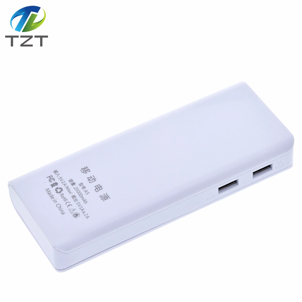 Лидер продаж, 5 В, двойной Usb 5x18650, блок питания, блок питания, зарядное устройство для мобильного телефона, корпус Diy, чехол для смартфона, MP3 зарядки