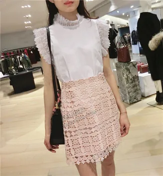 

17 Summer Socialite Wind Lace Lace Sleeveless Shirt Top Z610