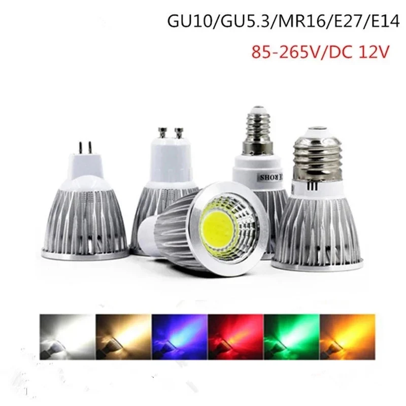 i gang trojansk hest Quilt Led Bulb Spotlight Blue E27 | Led Spotlight Red Cob E27 | High Power E14 Led  Bulb - Led - Aliexpress