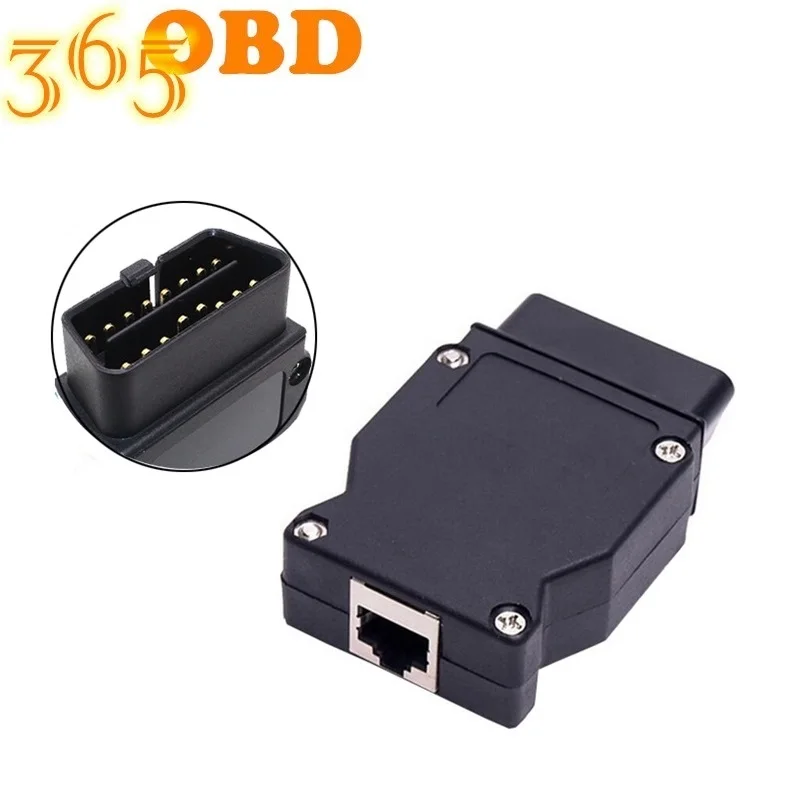 OBD переходник OBD2 16Pin разъем OBDII адаптер для BMW ENET Ethernet OBDll в наличии|Кабели и