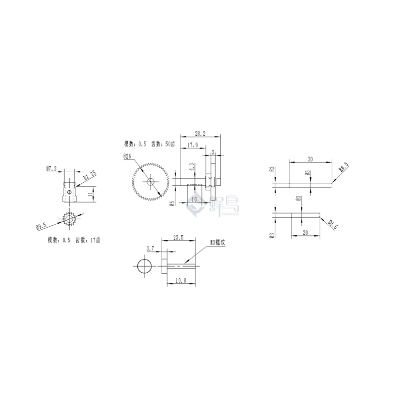 3D printer accessories Soft supplies dual gear extruder BMG decelerator extruder parts