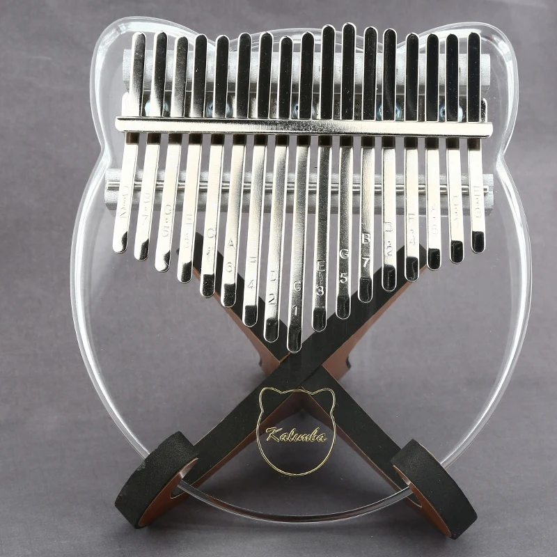 Горячий AD 17 ключ калимба акриловый палец фортепиано ключей Mbira прозрачный