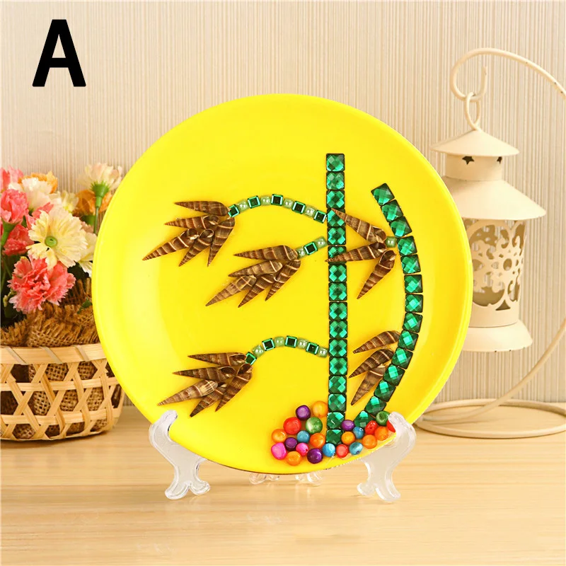 3D Creative Decorative Hand Shell Painting Handmade Children DIY Set Home Decor home decoration educational toys - Цвет: A