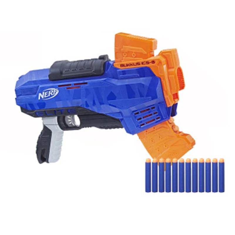 Hasbro NERF открытый Забавный спортивный супер E скоростной шутер супер пожарная пусковая установка Электрический мягкий пистолет детский игрушечный пистолет подарок
